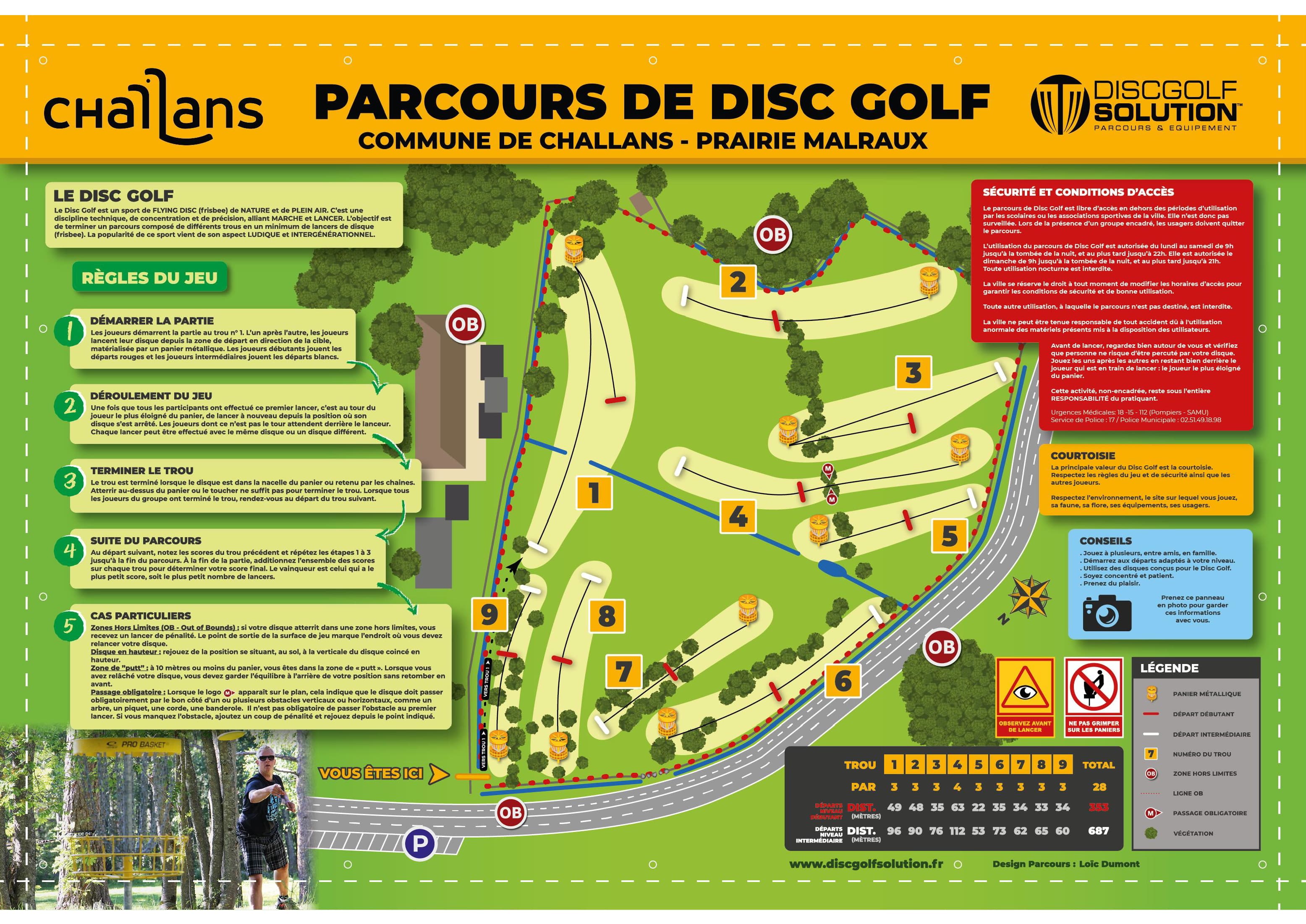 Parcours de Disc Golf